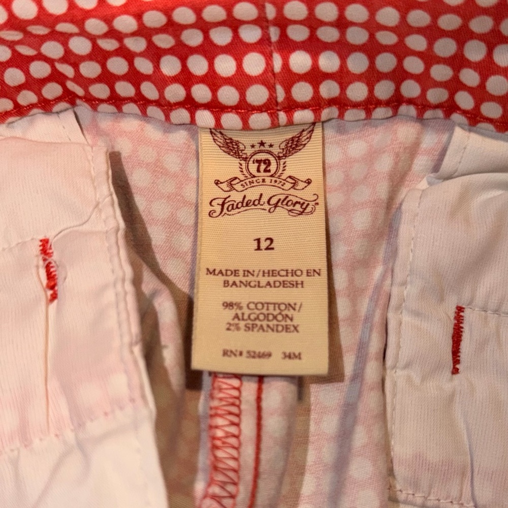 Faded Glory Shorts size 12 - Picture 3 of 3